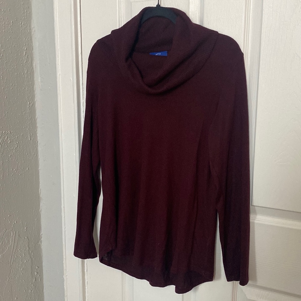Cowl Neck Light Weight Sweater
